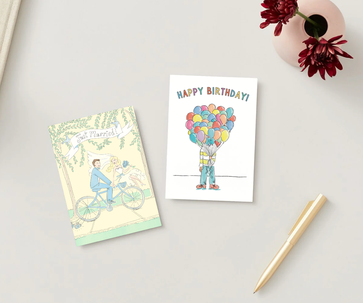 Impact-First Greeting Cards