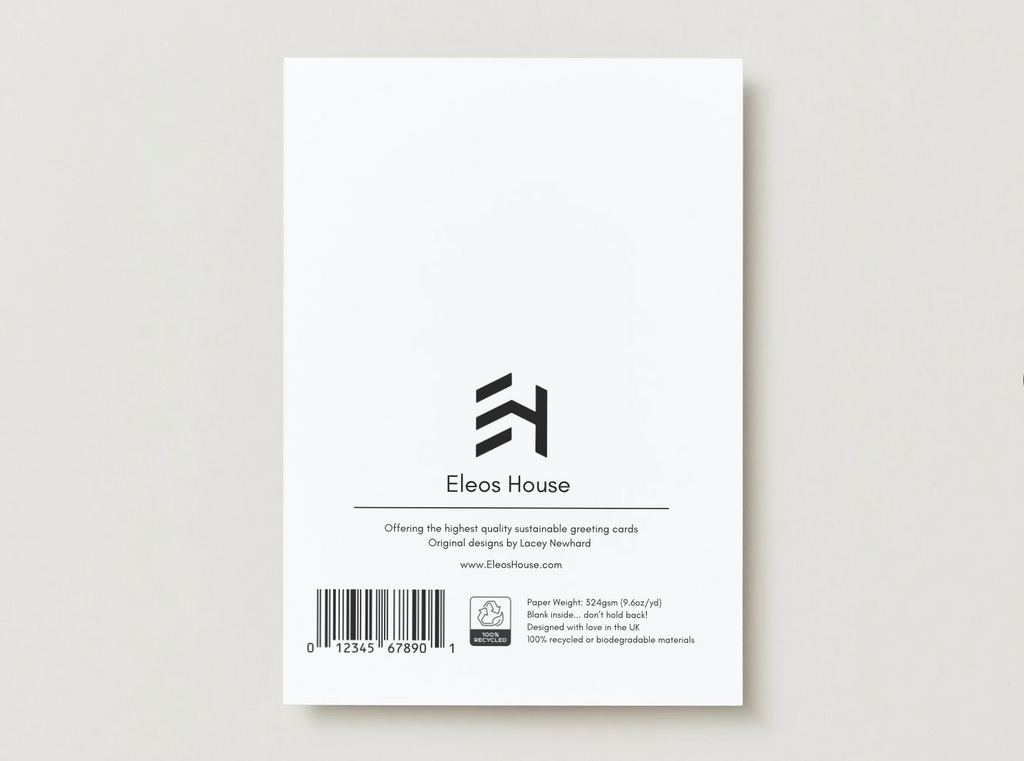 'Growing Boys Need Cake' Greeting Card