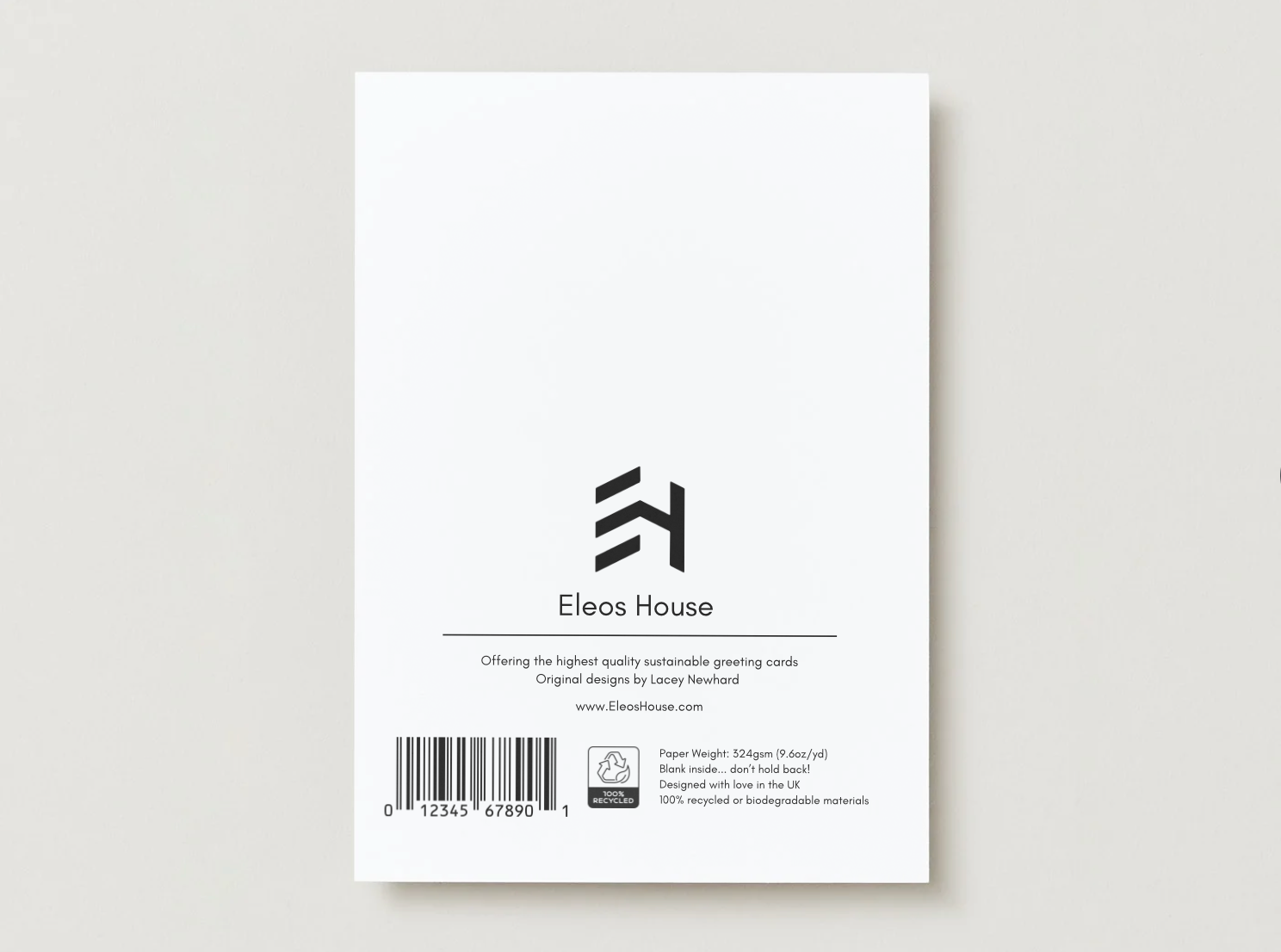 'Growing Boys Need Cake' Greeting Card