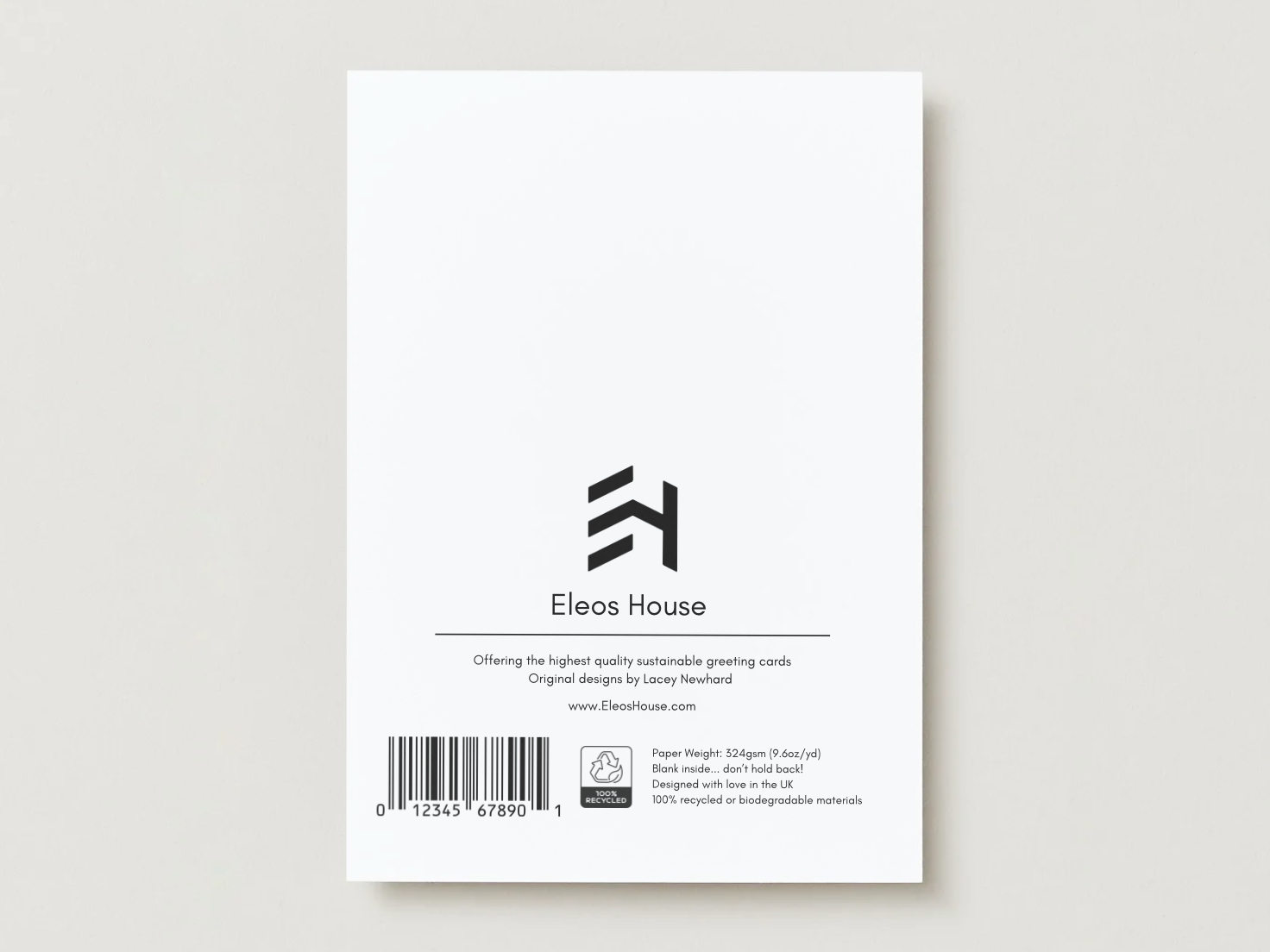 'A Little Card for a Big Moment' Greeting Card