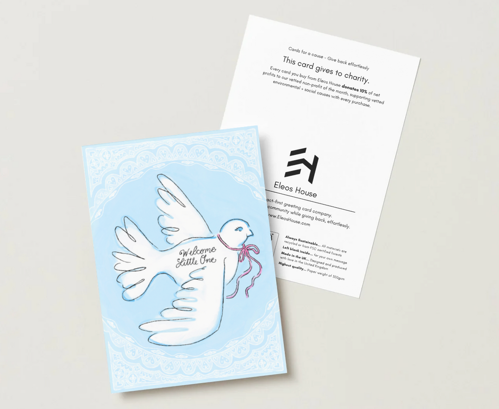 'Welcome Little One' Greeting Card