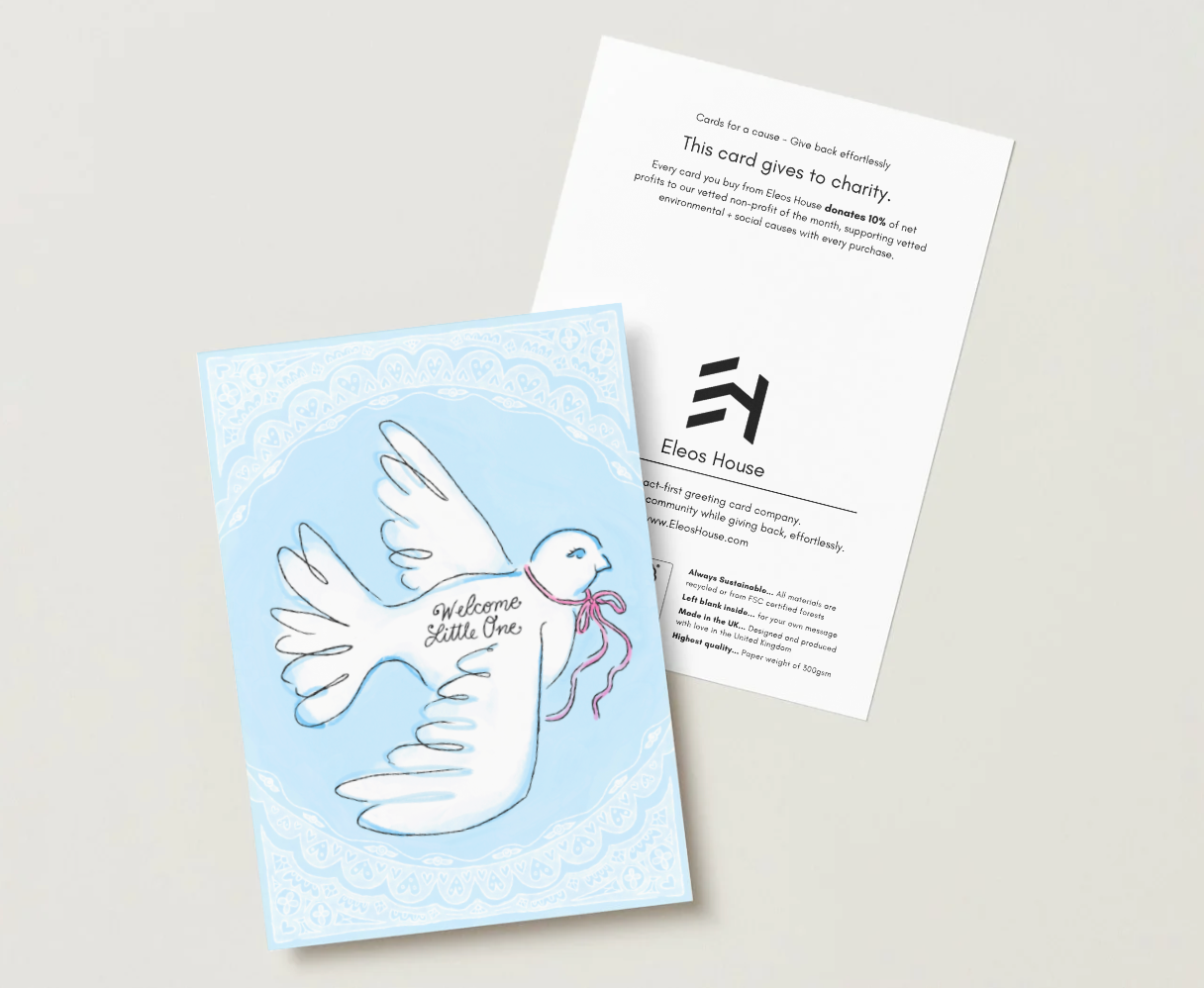 'Welcome Little One' Greeting Card