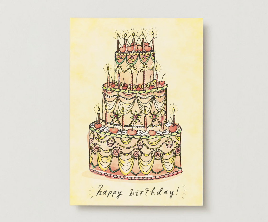 'Party Time!' Birthday Cake Card