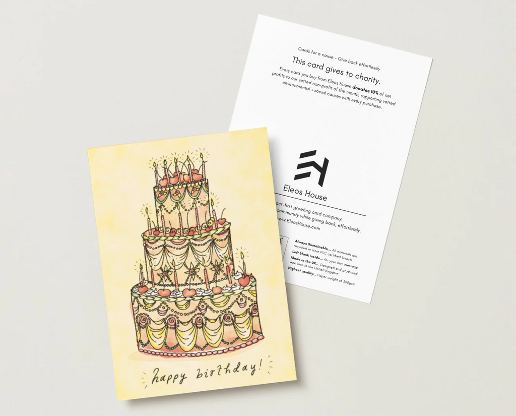'Party Time!' Birthday Cake Card