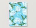 Thank You Blue Hydrangea Card