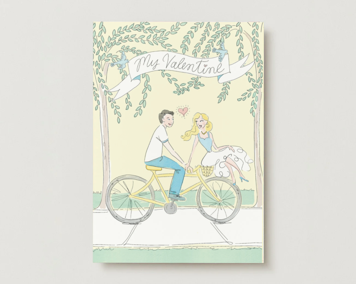 My Valentine Bicycle Card