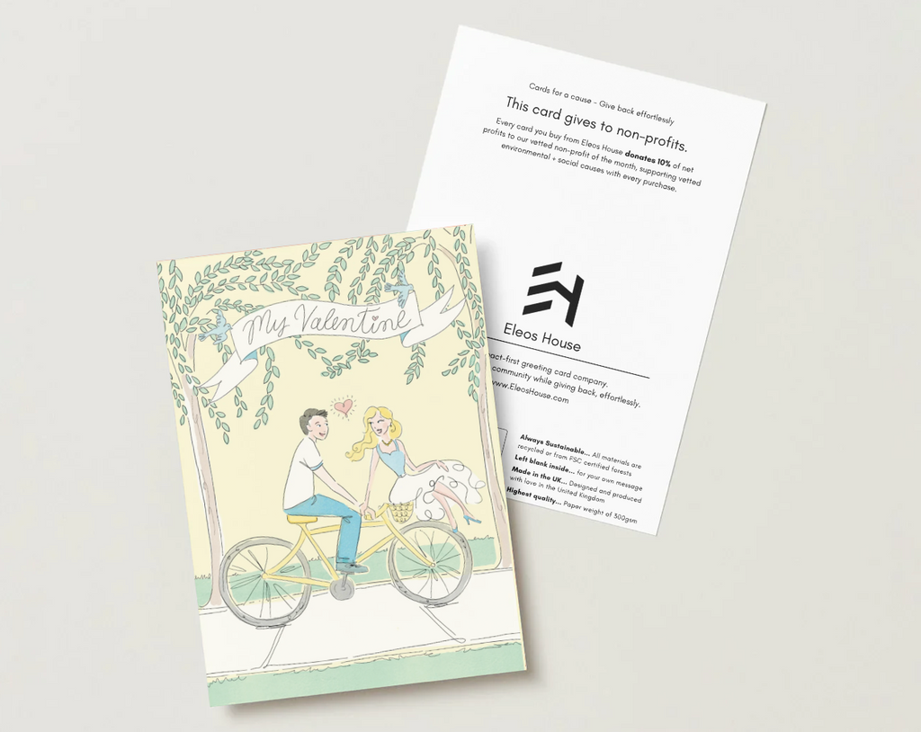 My Valentine Bicycle Card