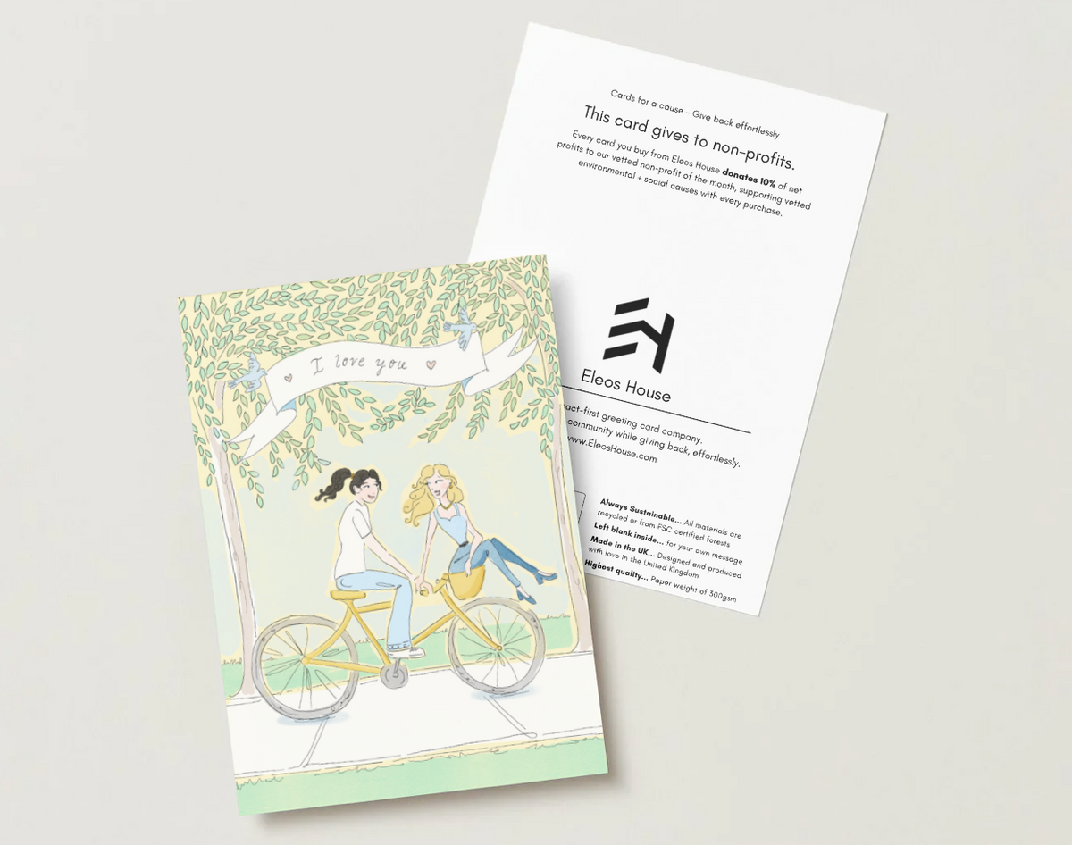 'I Love You' Sapphic Card