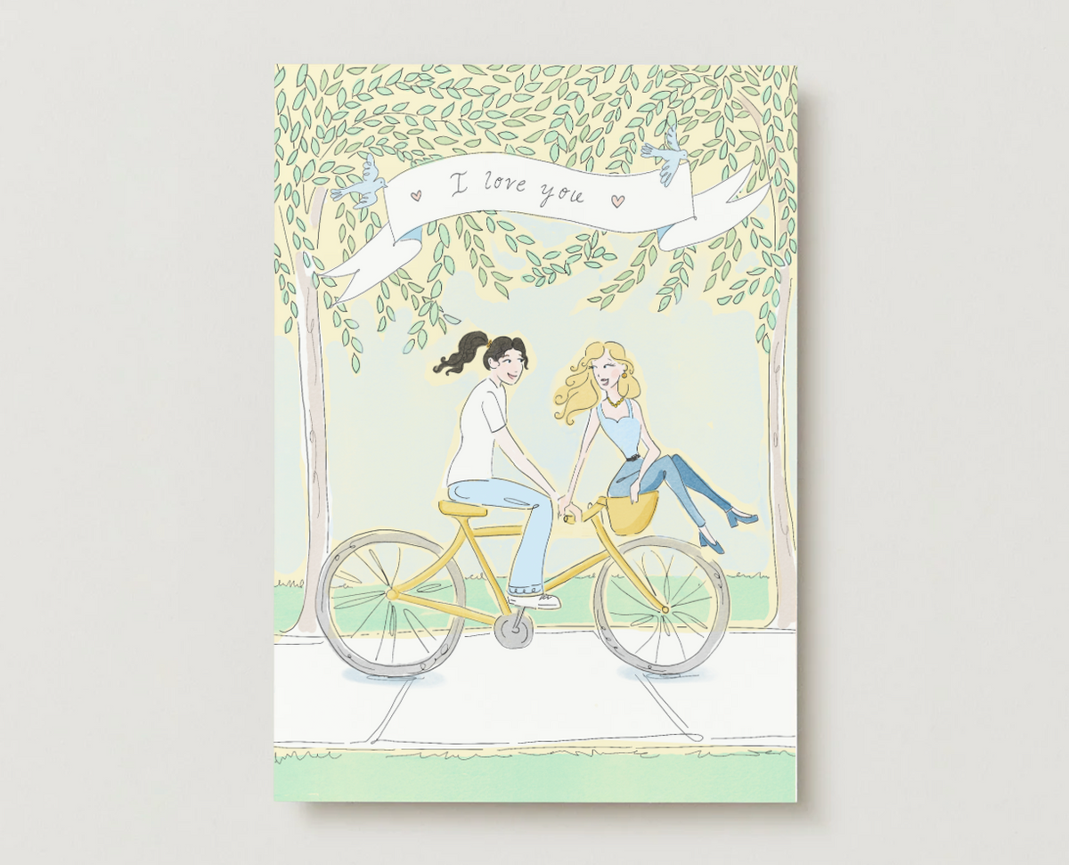 'I Love You' Sapphic Card