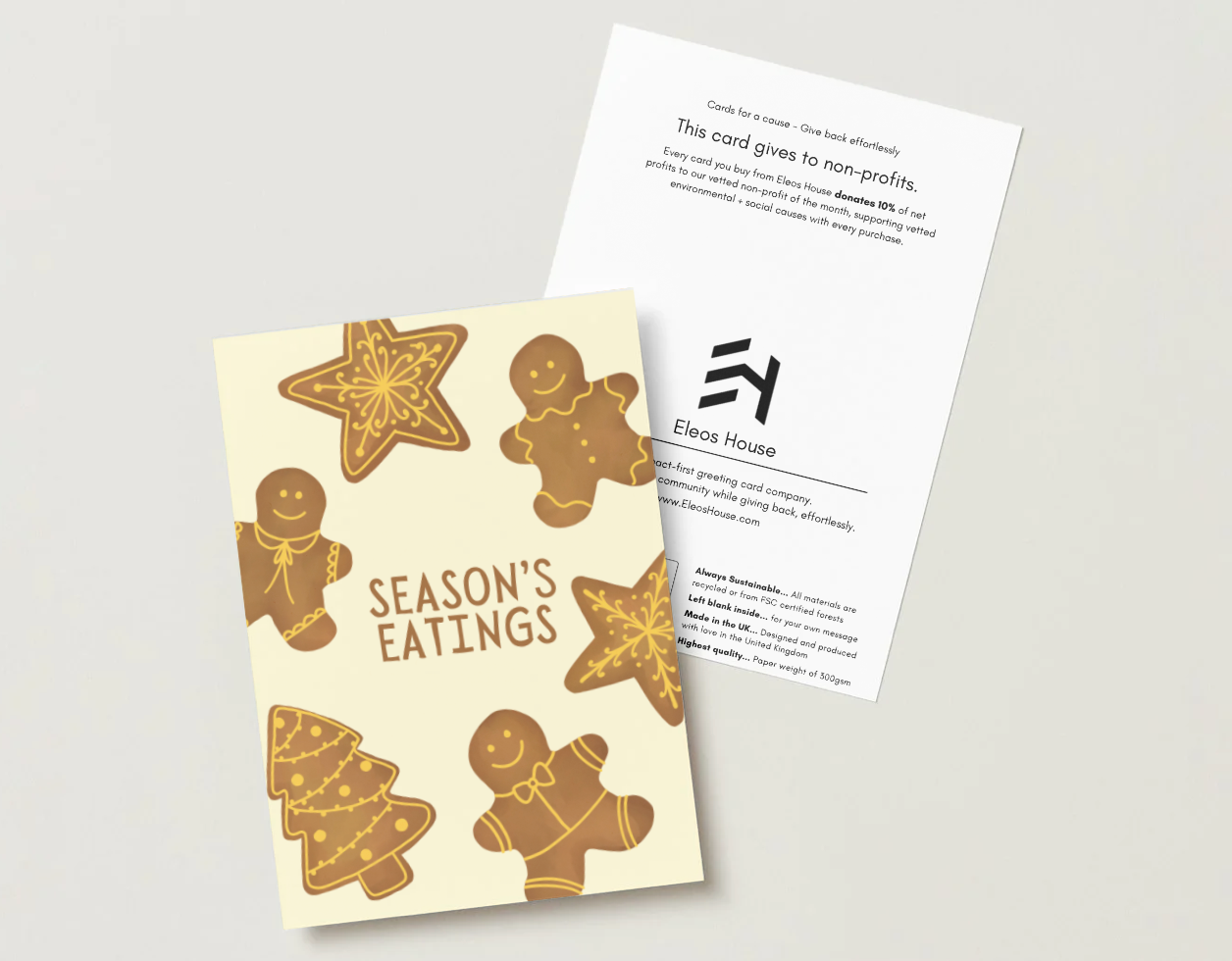 Ginger Bread Men Holiday Card