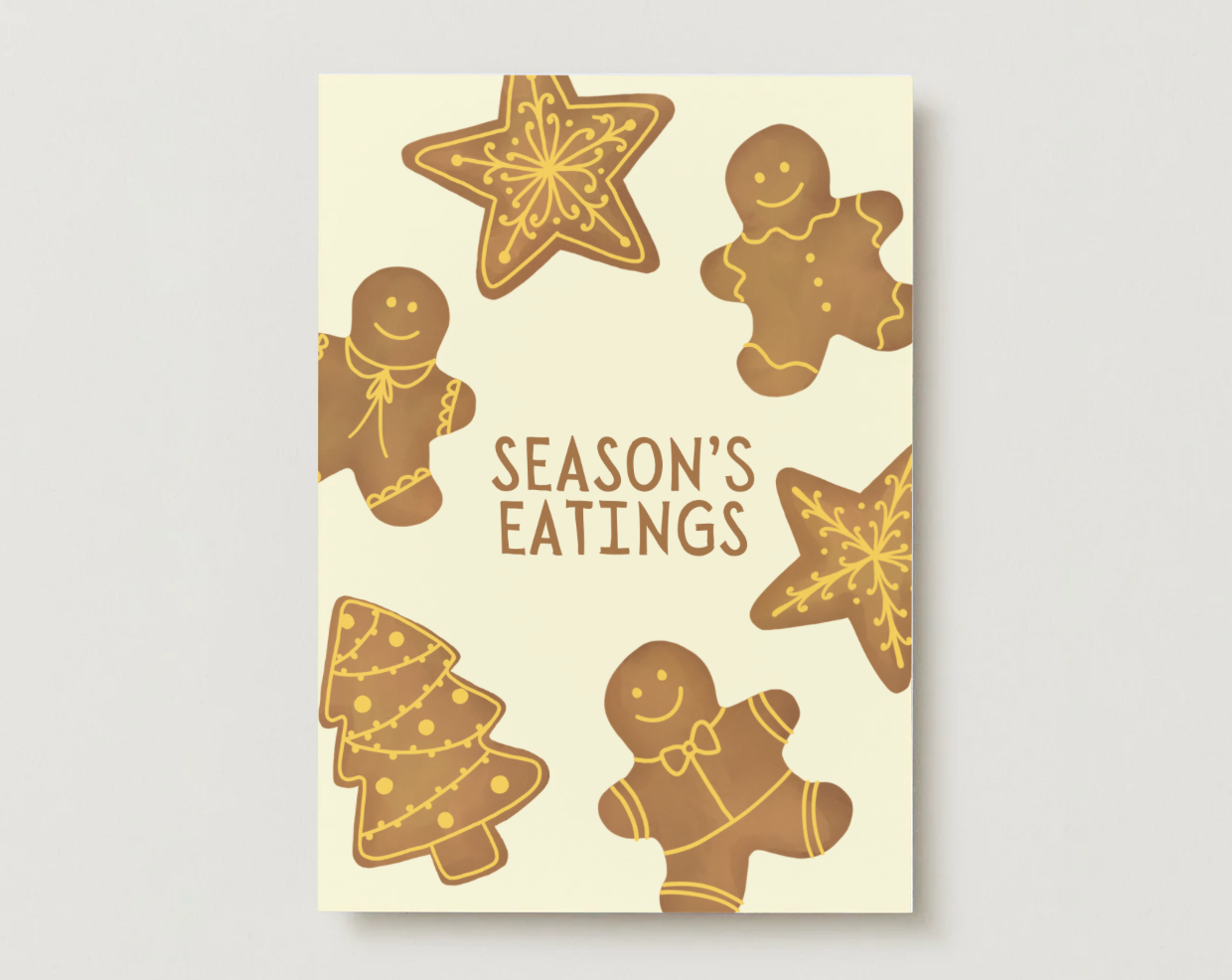 Ginger Bread Men Holiday Card