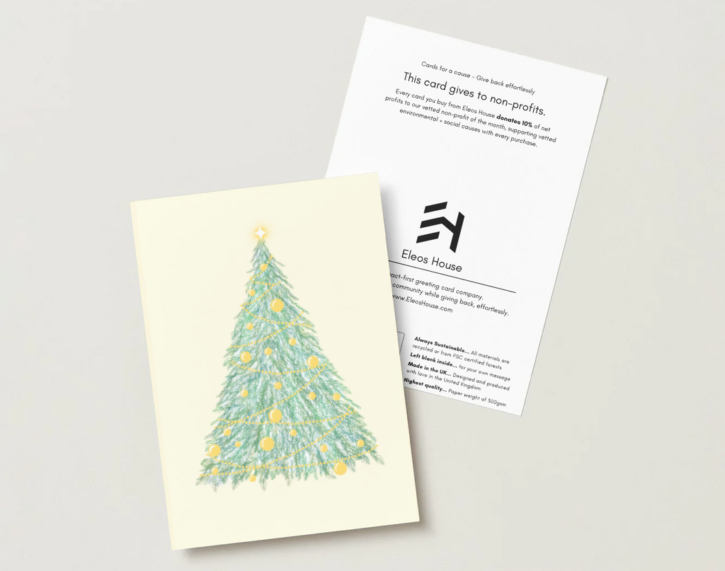 Gold Foil Christmas Tree