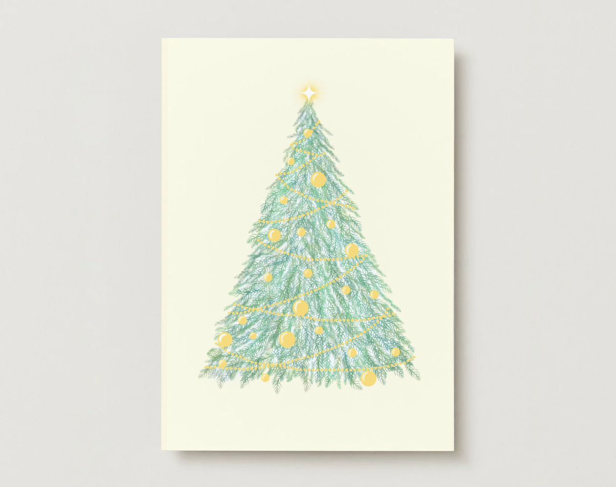 Gold Foil Christmas Tree