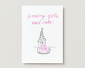 'Growing Girls Need Cake' Greeting Card