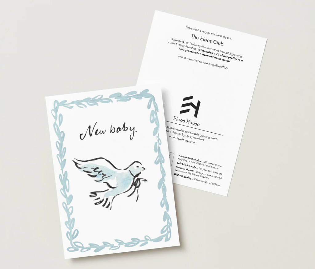 New Baby Dove Card