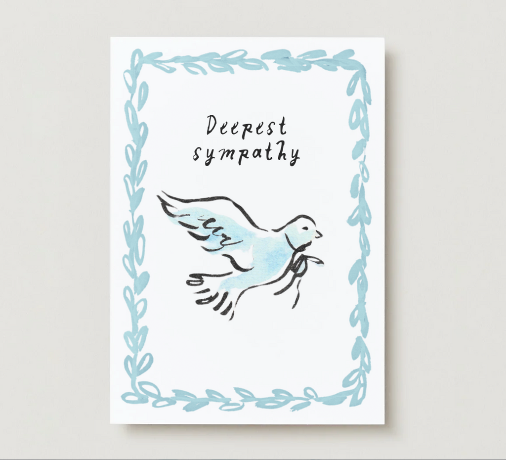 Deepest Sympathy Dove Card
