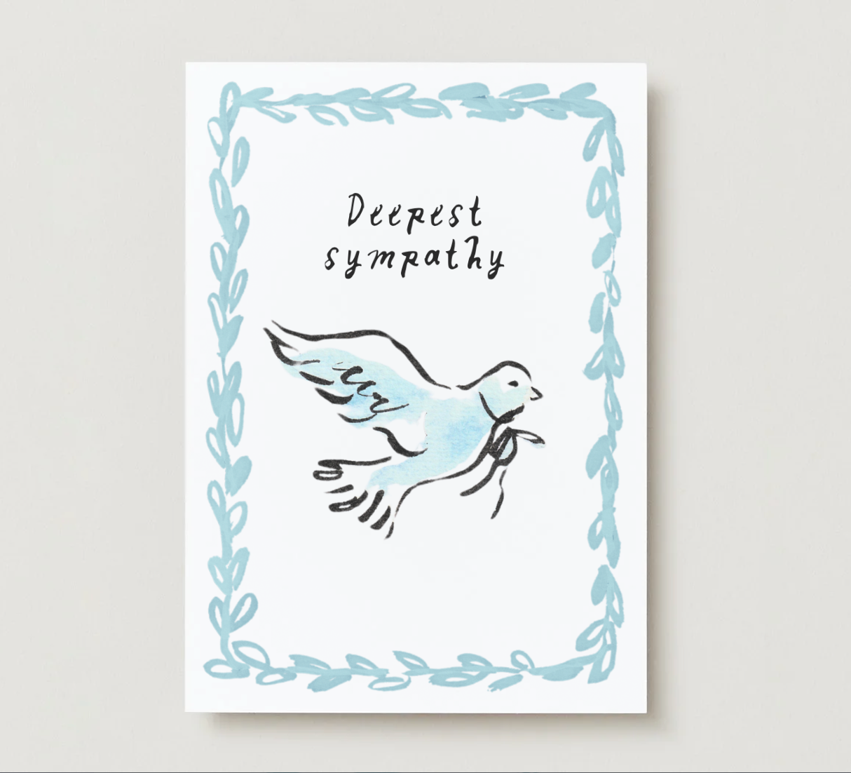 Deepest Sympathy Dove Card