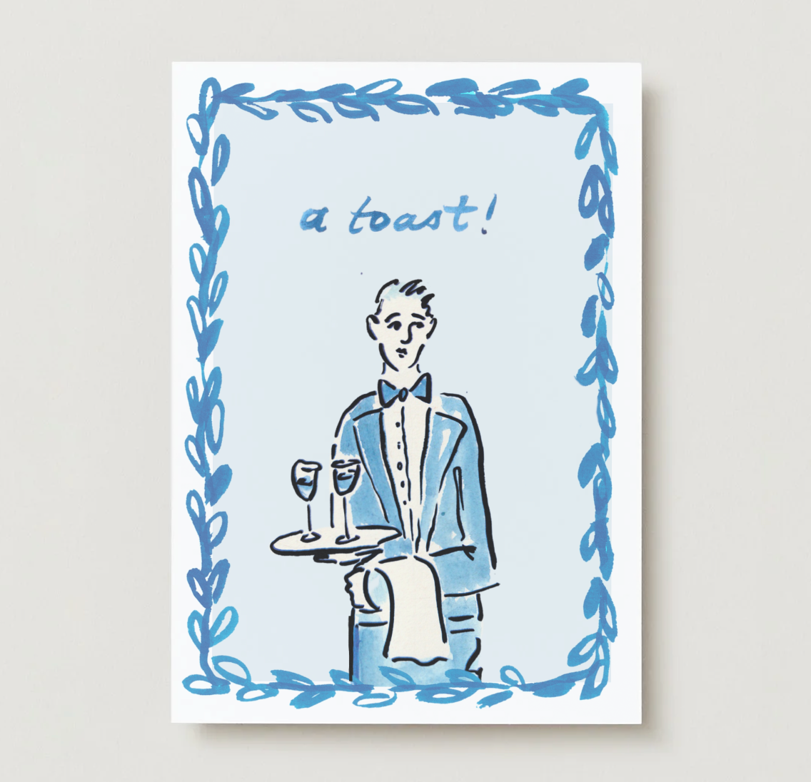 'A Toast!' Butler Card