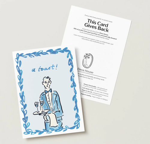 'A Toast!' Butler Card