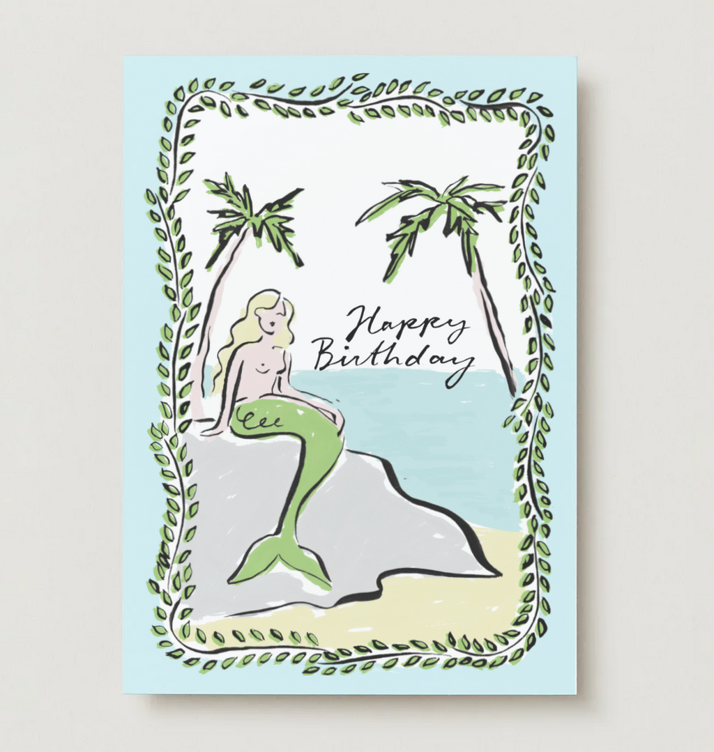 Mermaid Birthday Card