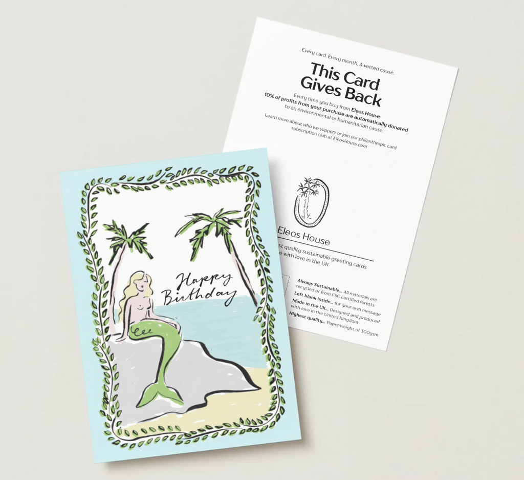 Mermaid Birthday Card