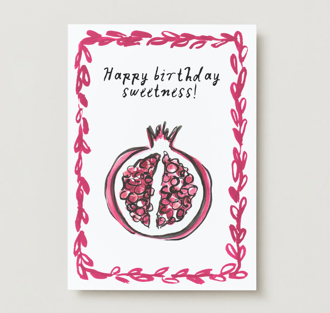 'Happy Birthday Sweetness!' Birthday Card