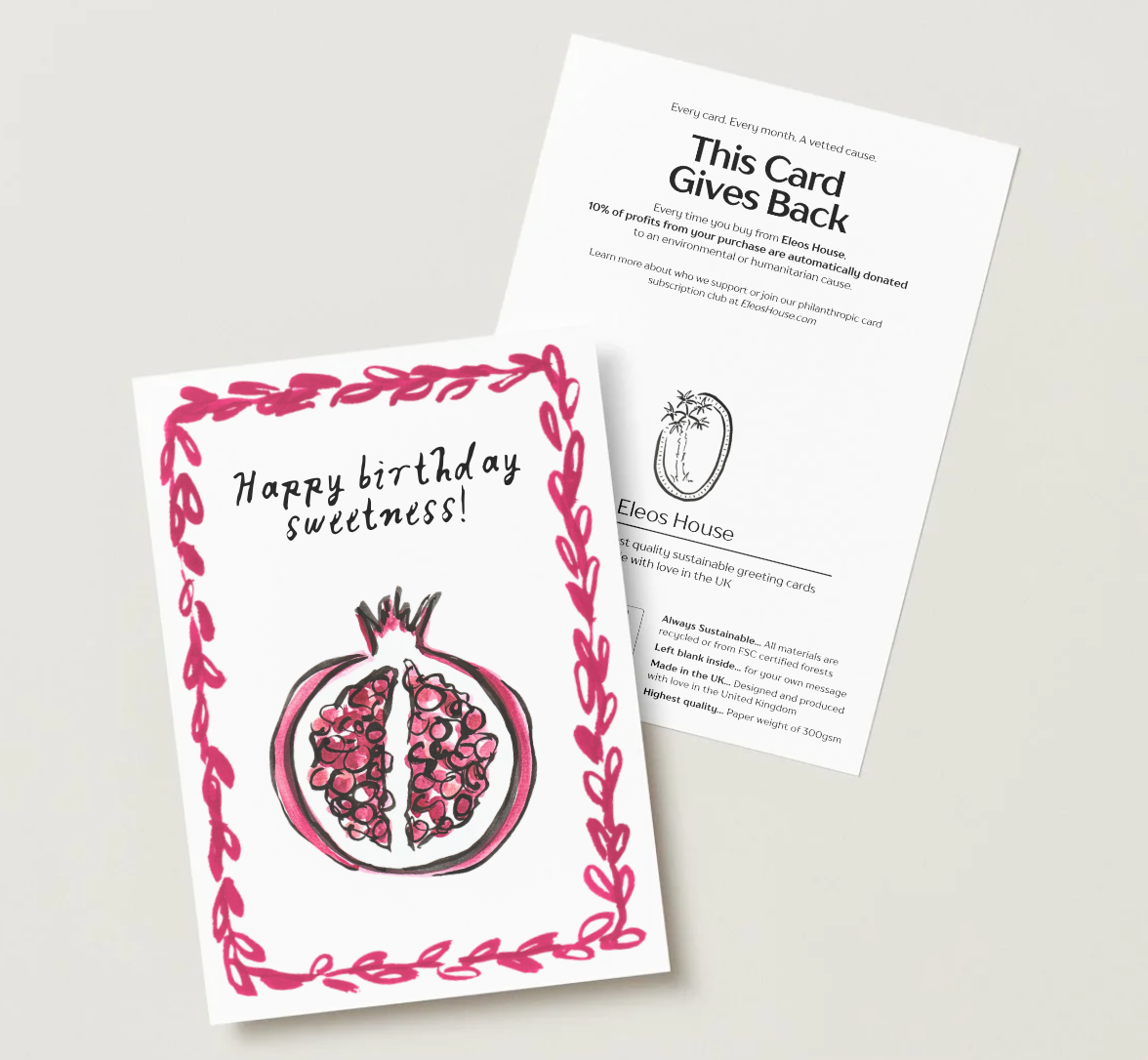'Happy Birthday Sweetness!' Birthday Card