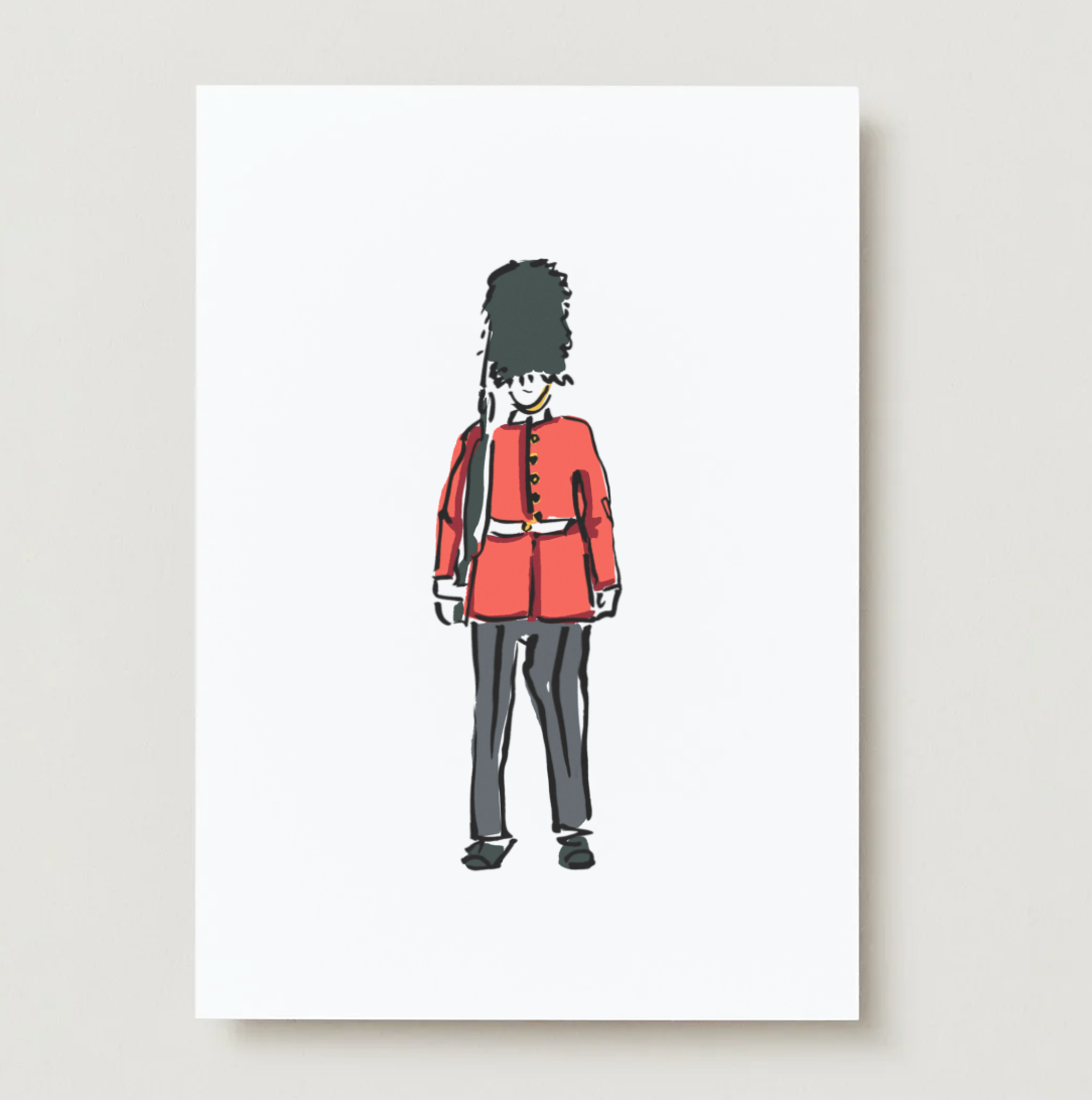 King's Guard Soldier Card