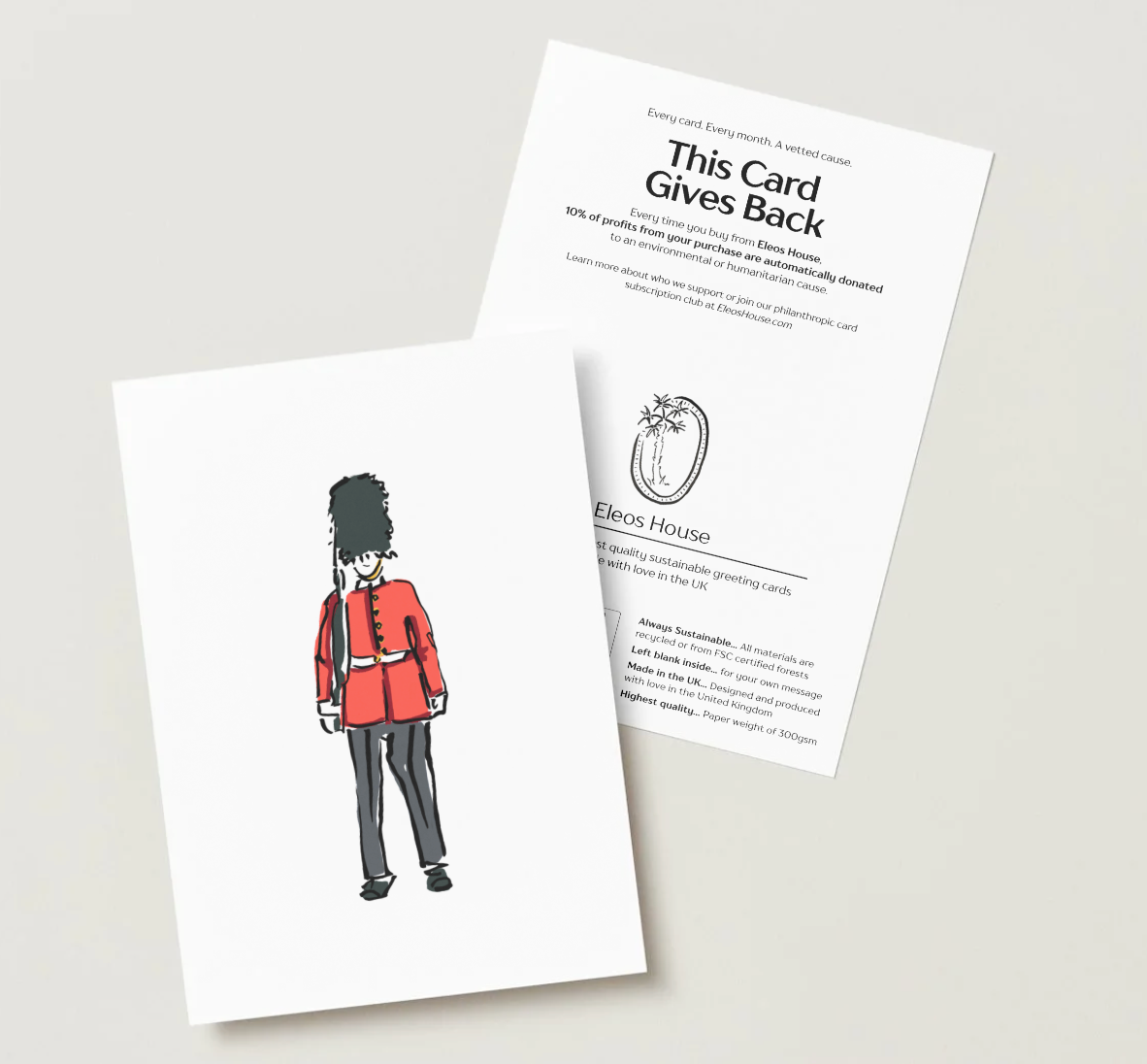 King's Guard Soldier Card