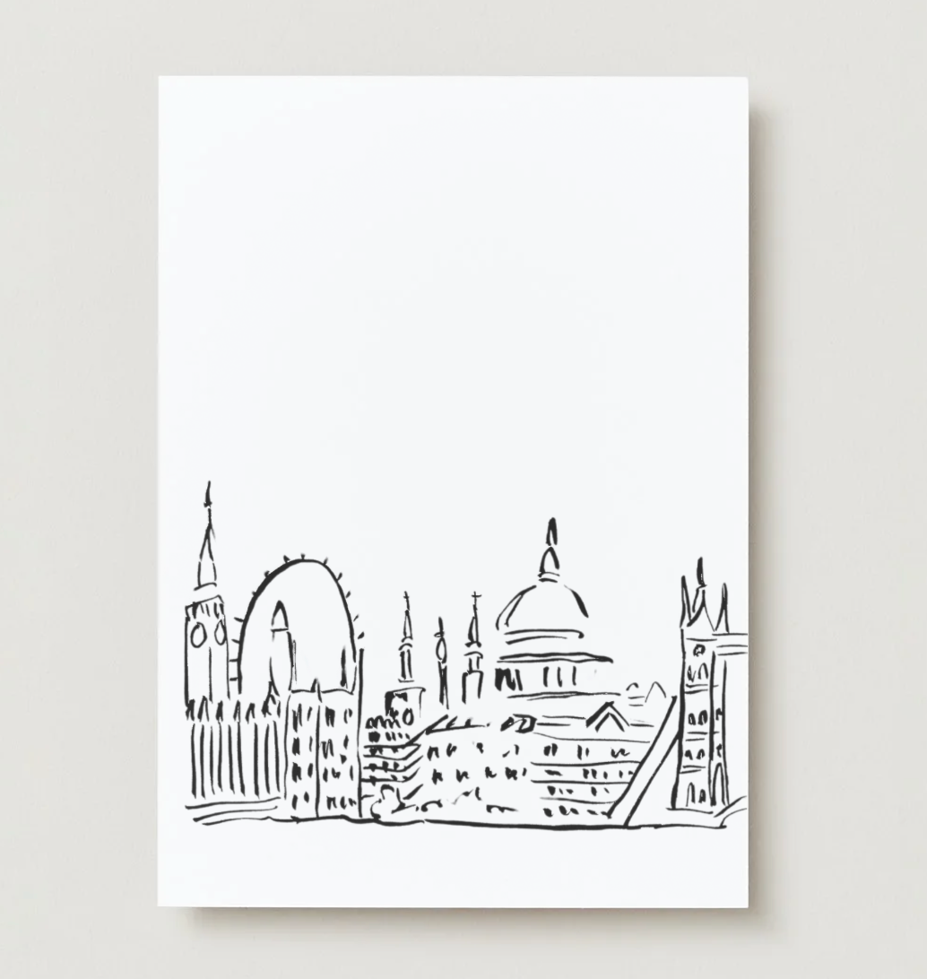 London Skyline Card