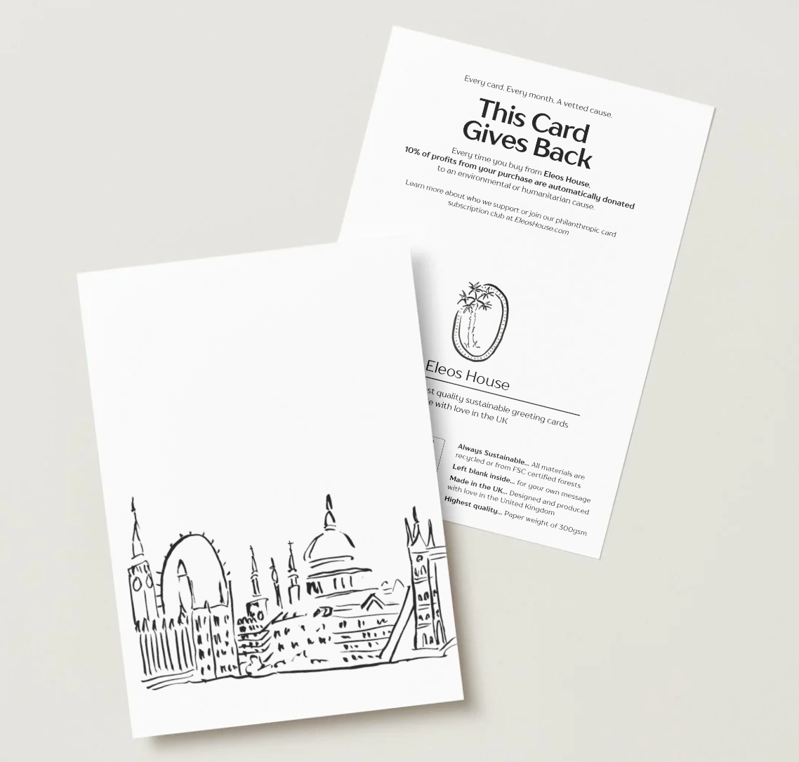 London Skyline Card