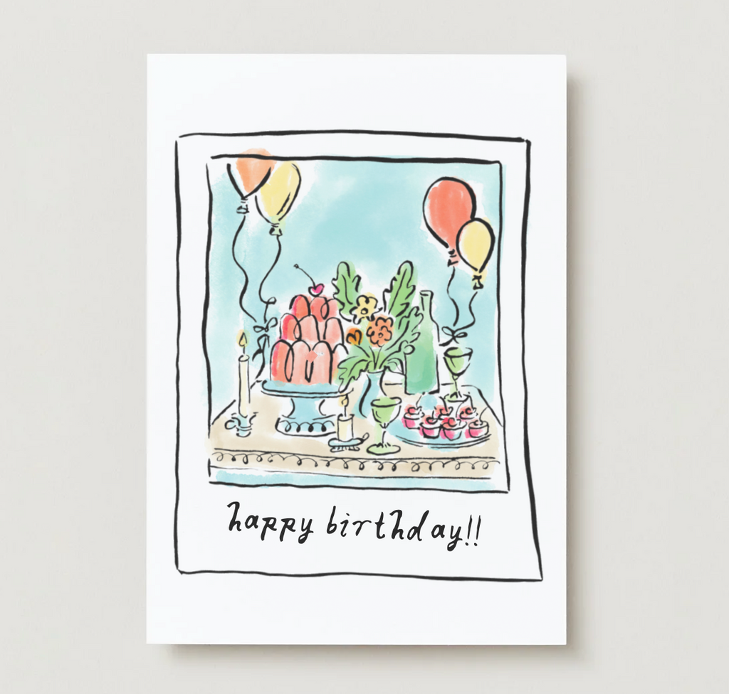 Polaroid Birthday Card