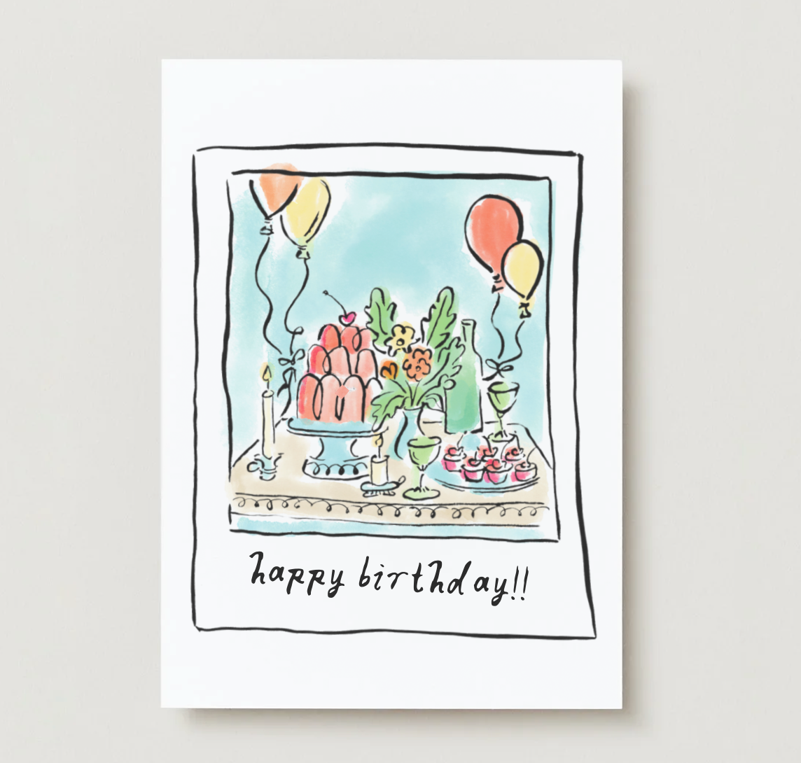 Polaroid Birthday Card