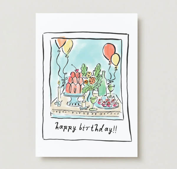 Polaroid Birthday Card