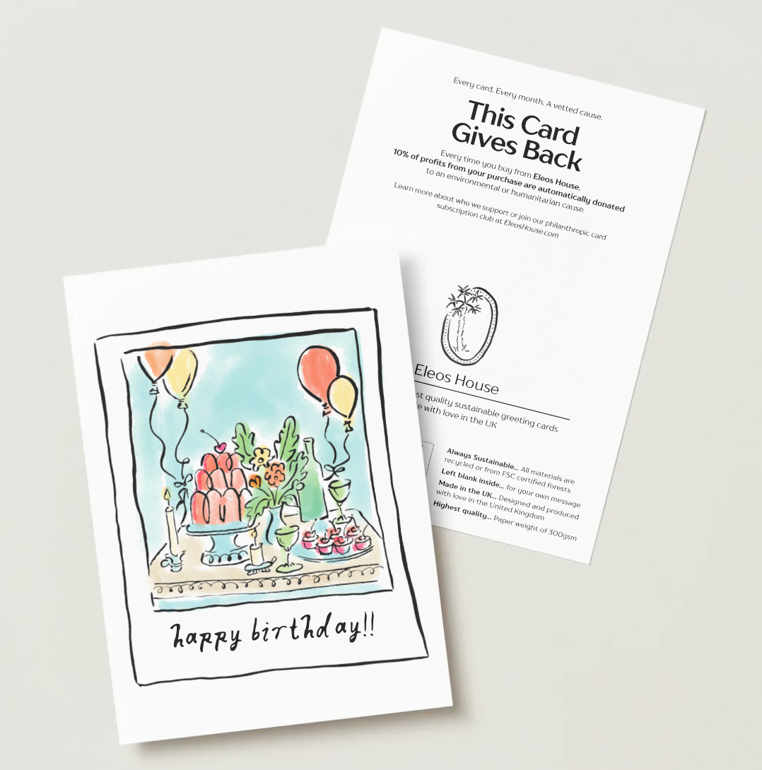 Polaroid Birthday Card