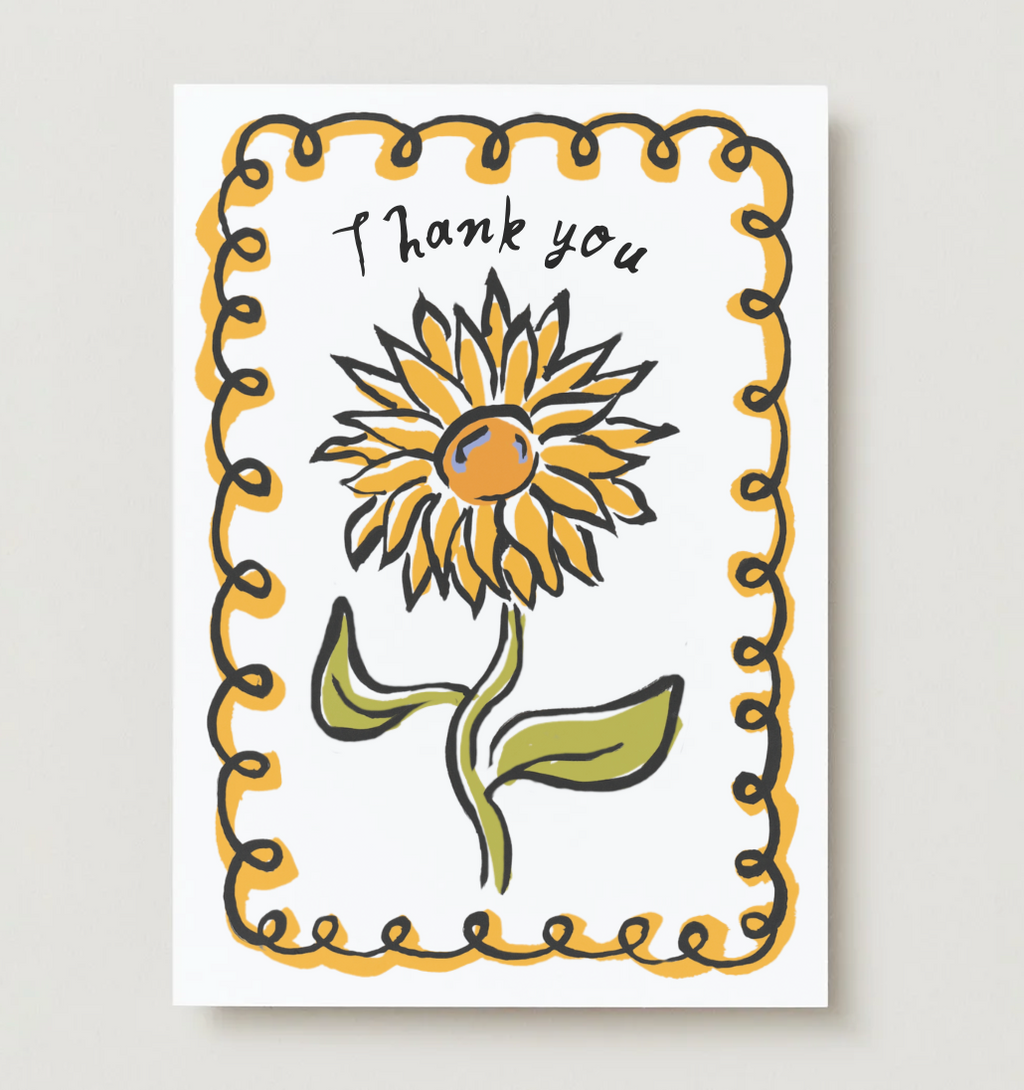 Thank You Sunflower Card