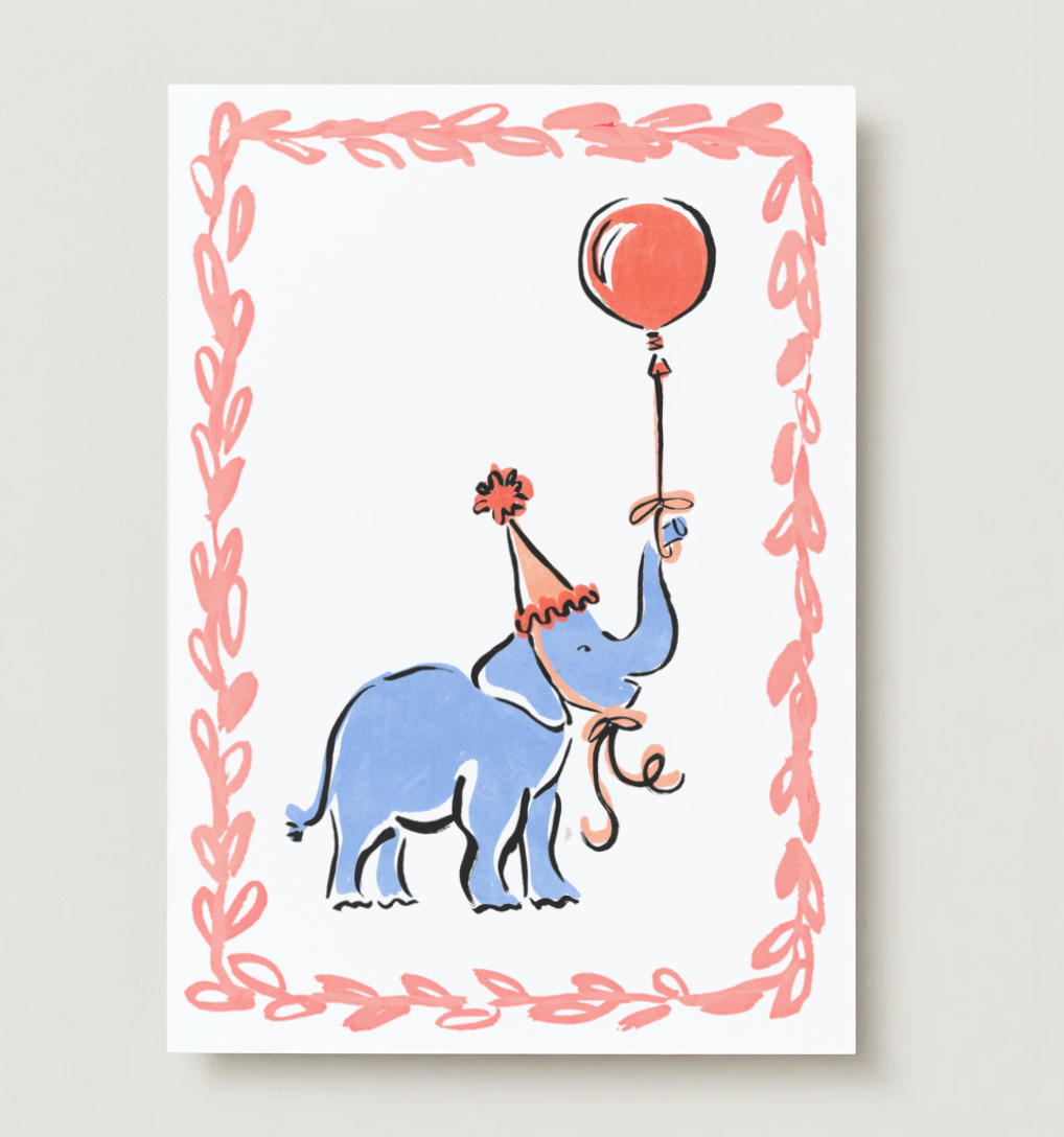 Party Animal Elephant Card