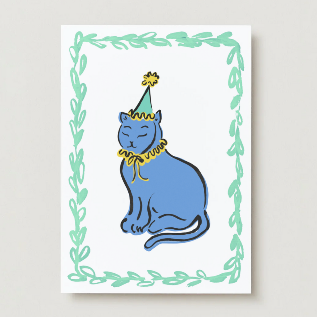 Party Animal Cat Card