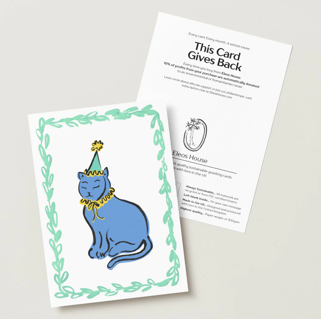 Party Animal Cat Card