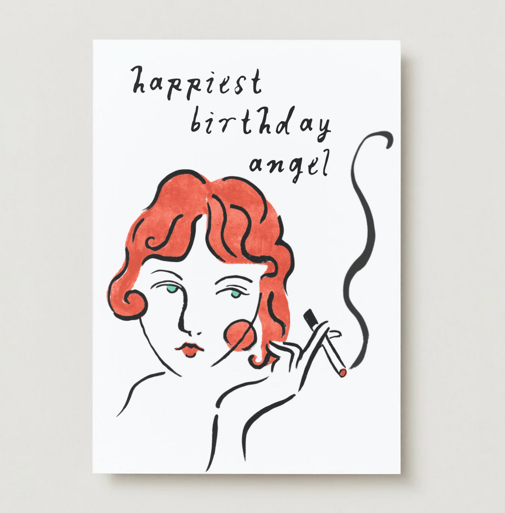 Happy Birthday Angel Card