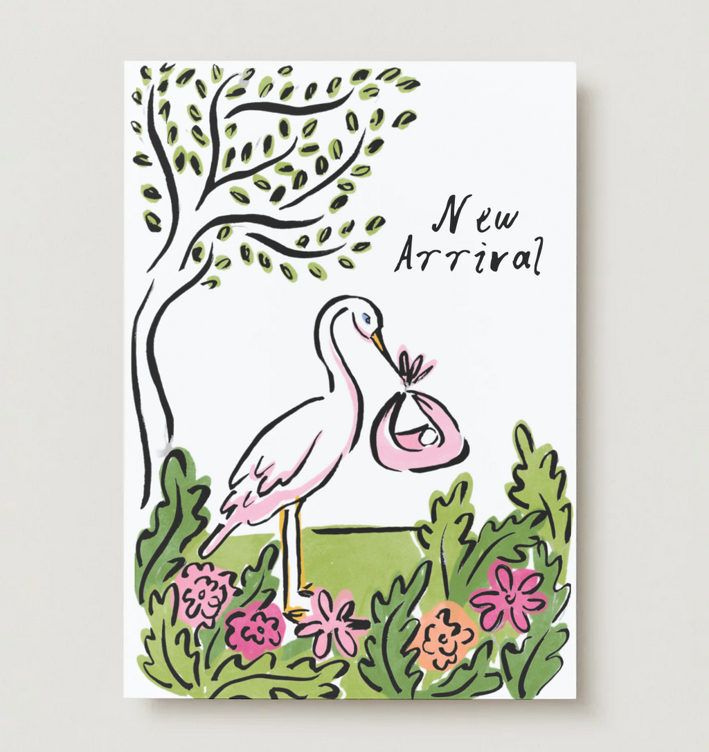 New Arrival Baby Girl Card