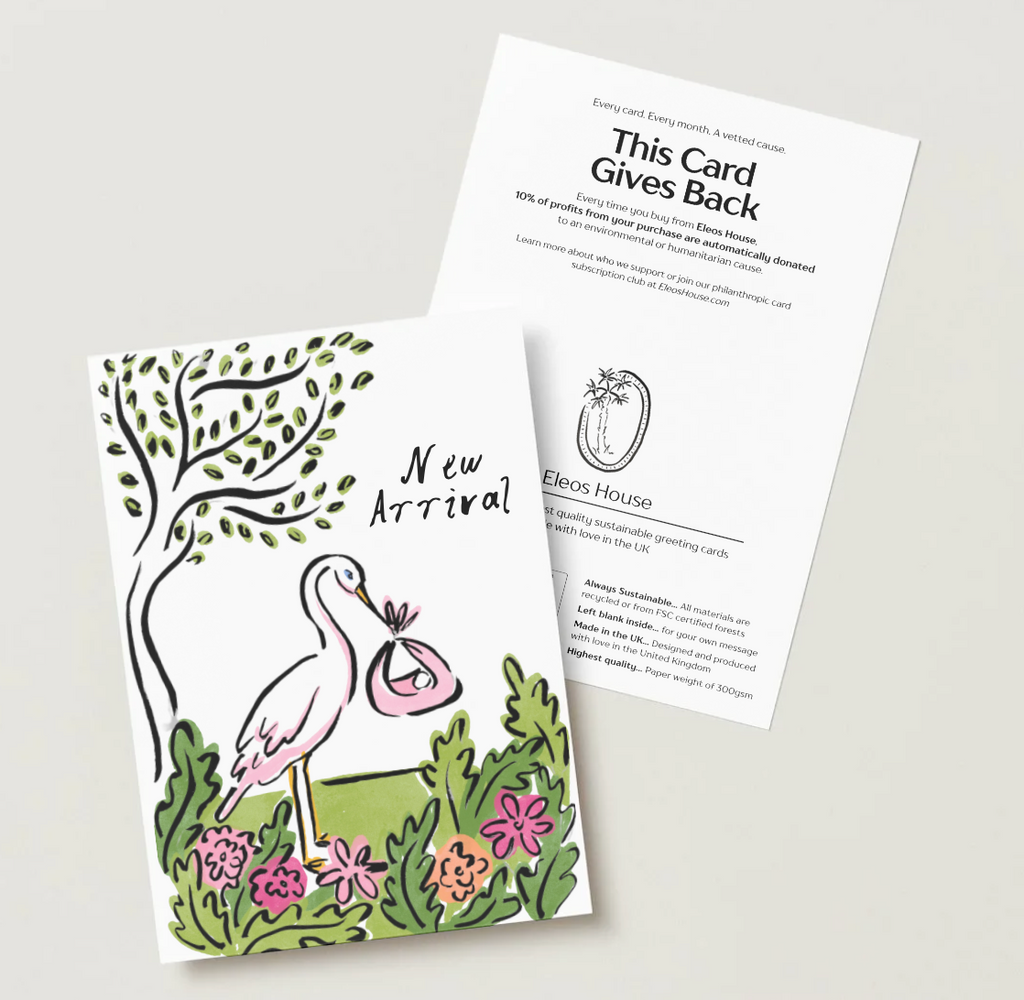 New Arrival Baby Girl Card