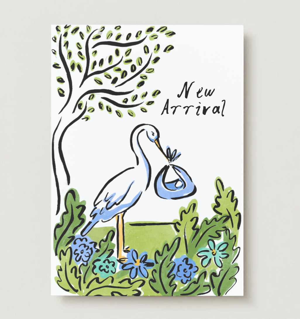 New Arrival Baby Boy Card