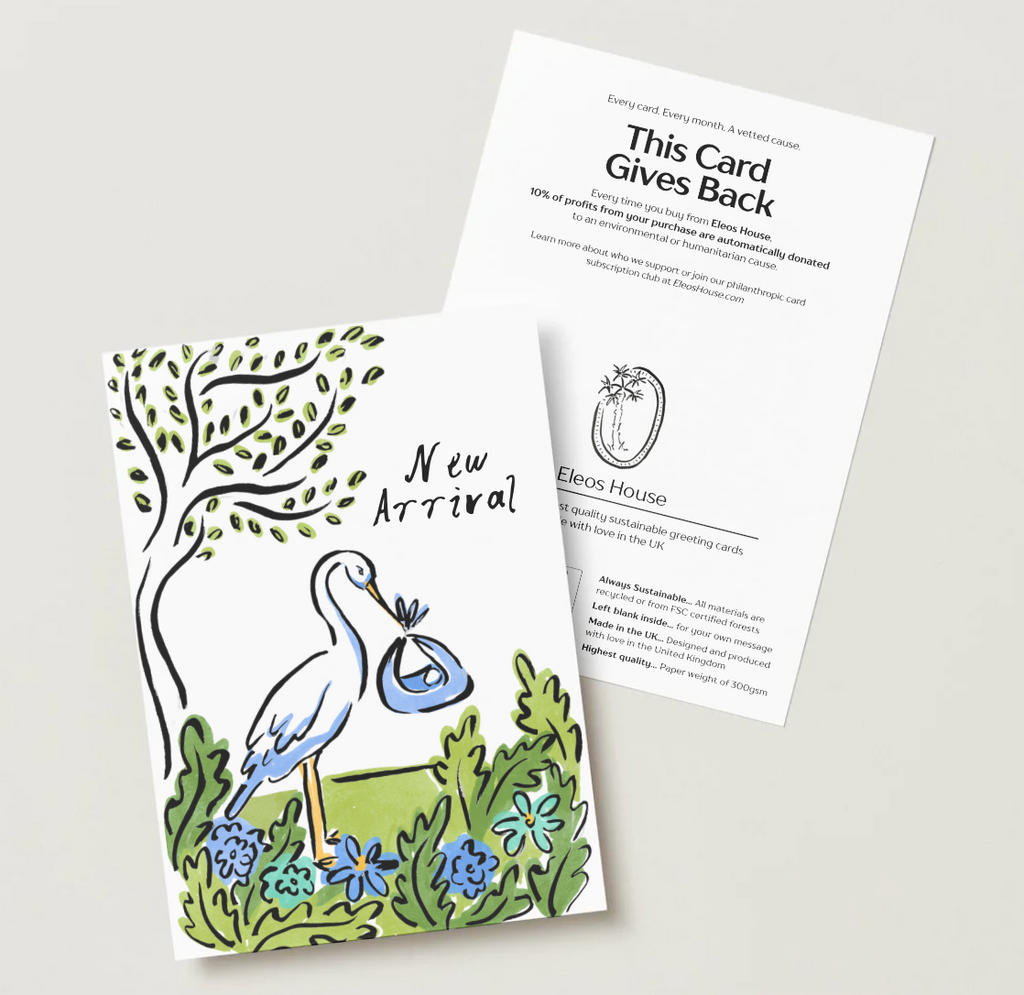 New Arrival Baby Boy Card