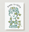 Happy Birthday Statue Card