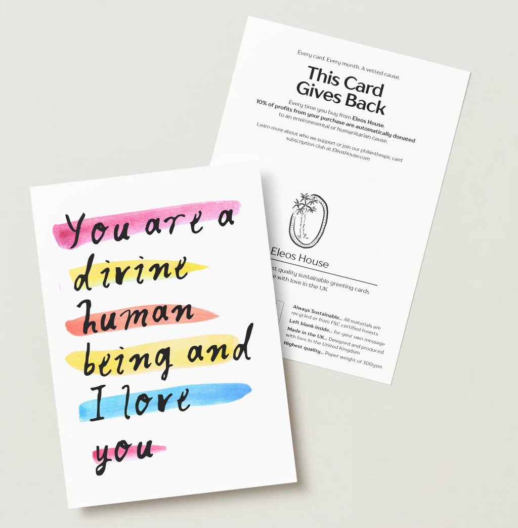 'You Are A Divine Human' Card