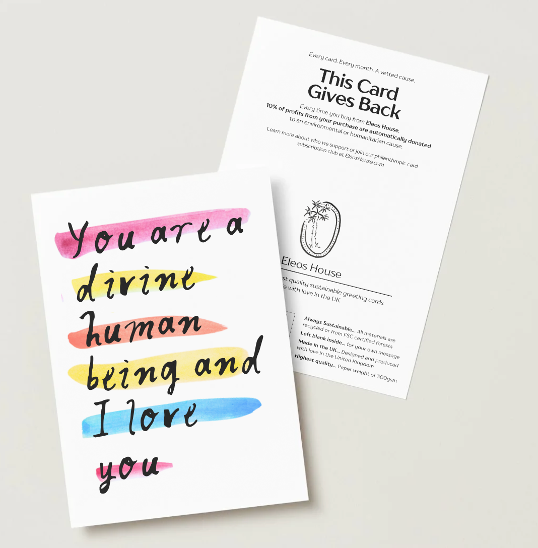 'You Are A Divine Human' Card