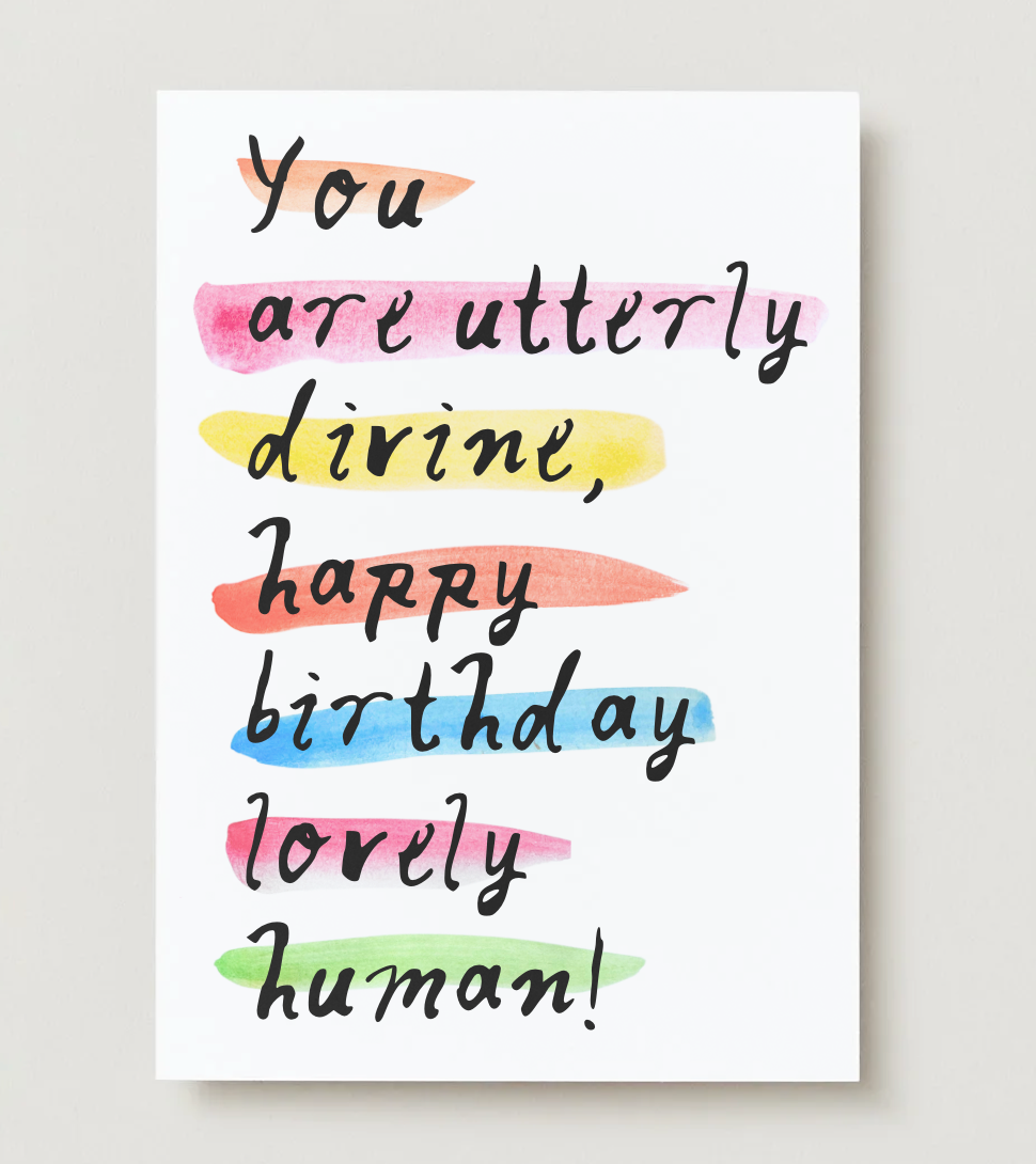 'You Are Utterly Divine' Card