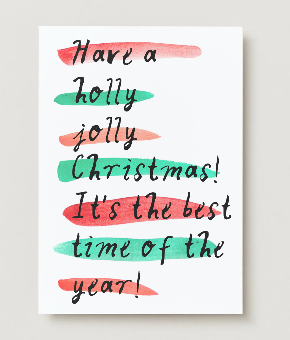 'Have A Holly Jolly Christmas' Card