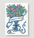 Happy Birthday Bouquet Card